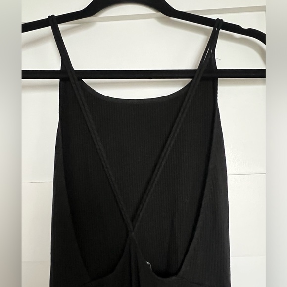 Reformation Knit Midi Dress Cross Strap Open Back - Picture 3 of 5
